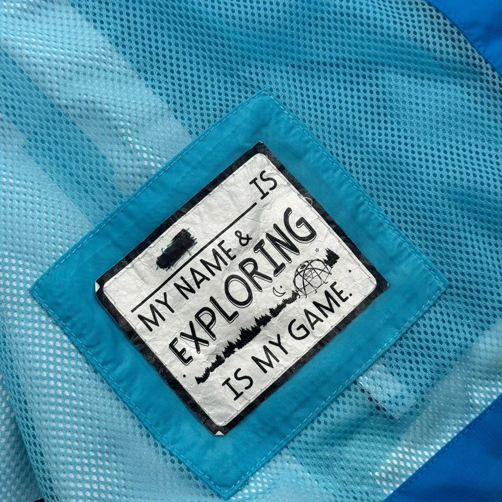 The North Face Jacket Boys XL Blue Resolve Reflective Dryvent Hooded Windbreaker